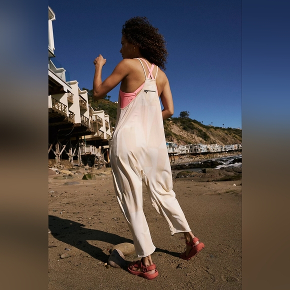 Free People Hot Shot Printed Onesie, Incline Bambo Combo, NWOT, Size S - Picture 2 of 6